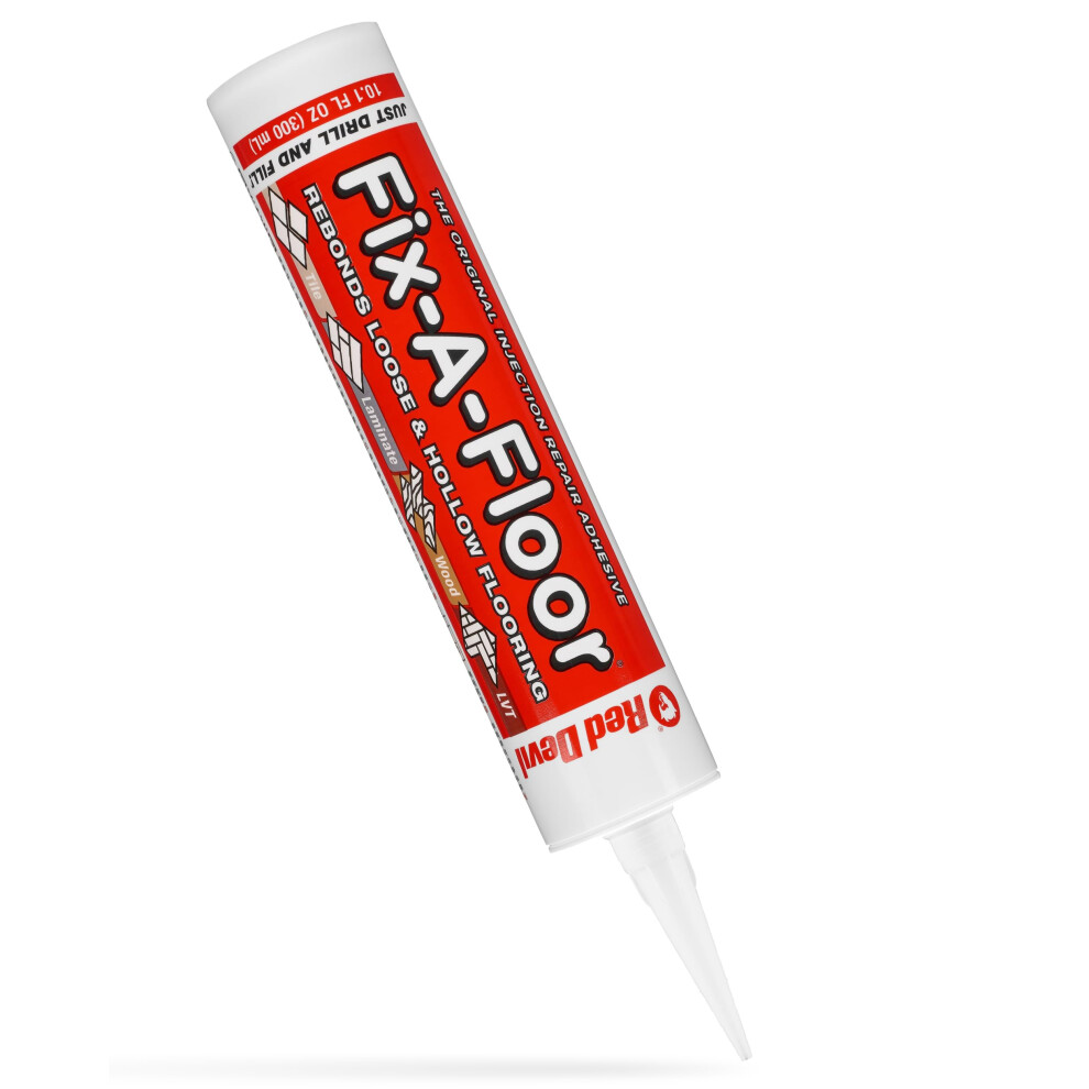 Fix A Floor Extra Strength Floor Tile Adhesive Â Vinyl Floor Adhesive For Hollow Tiles, Laminate, Creaking Wood & More Â Versatile Injector Soluti 5005037295165