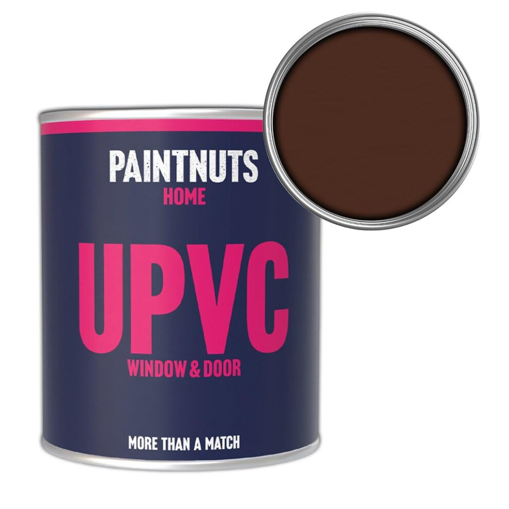 Paintnuts Upvc Window & Door Paint - Ral-8016 - Mahogany Brown Satin 250Ml Tin 5008687418946