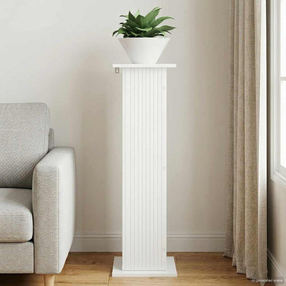 Vidaxl Plant Stand High Gloss White 30.5 X 30 X 100.5 Cm
