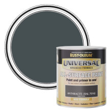 Rust-Oleum Universal Paint & Primer Satin Anthracite 750ml