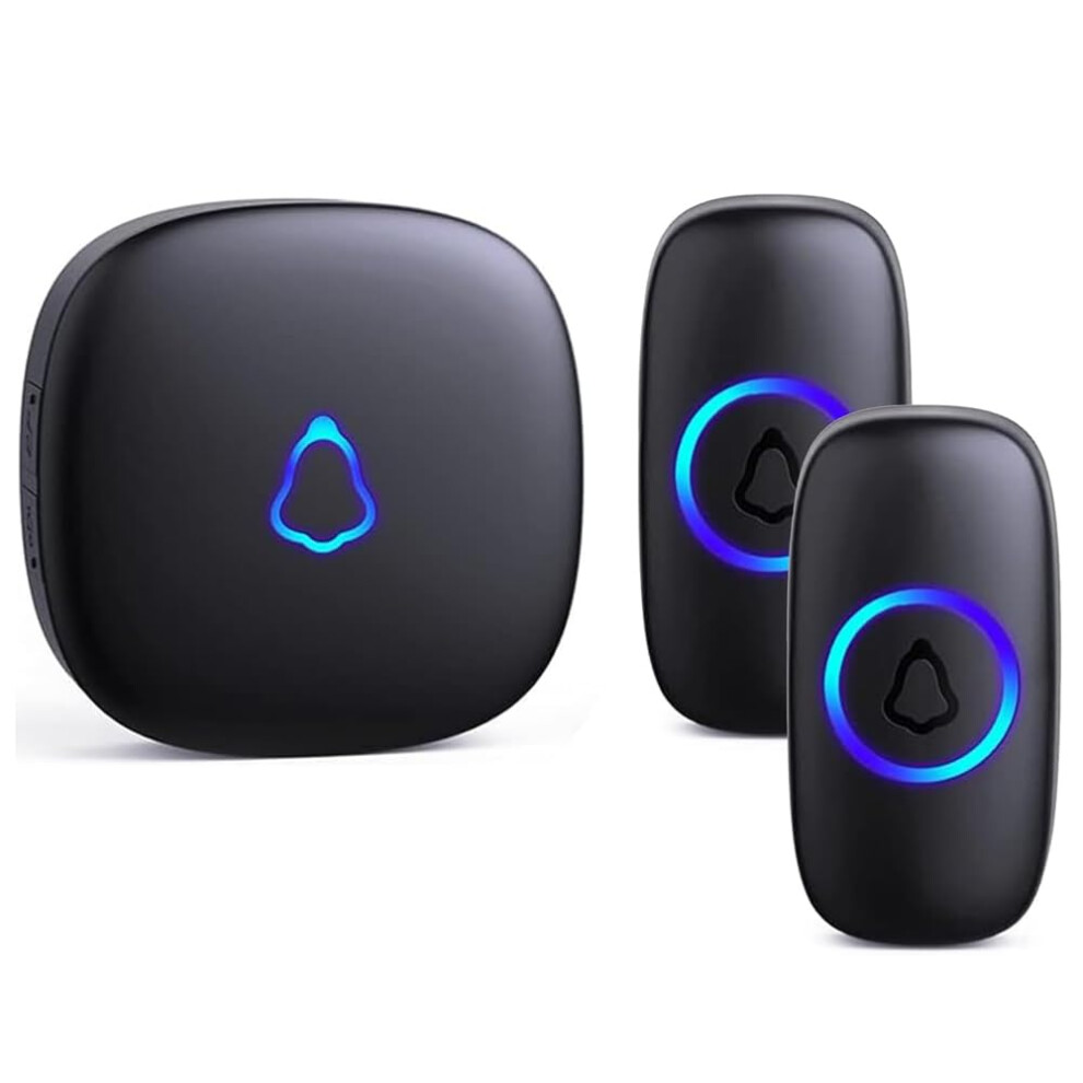 Secrui Wireless Doorbell, Electric Cordless Door Bells Chime Ip55 Waterproof Battery Operated At 1000Ft Long Range With 58 Melodies 5 Volume Plug In 5002381441699
