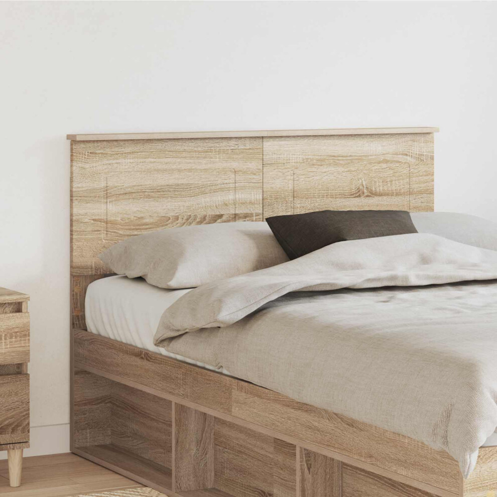 Vidaxl Headboard Sonoma Oak Engineered Wood