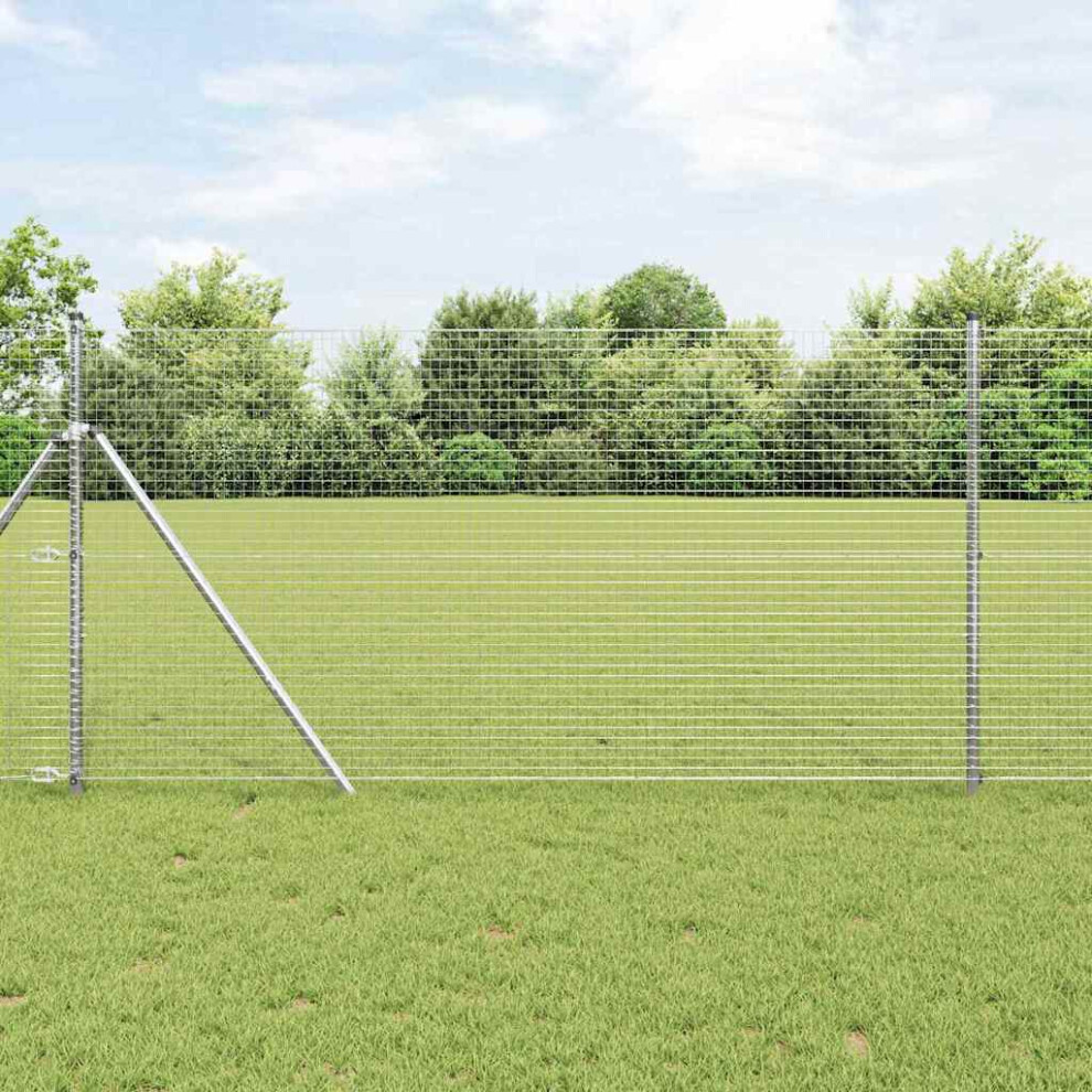 Vidaxl Ground Fix Welded Wire Fence 25 X 1.4 M (W X H) 8721158267801