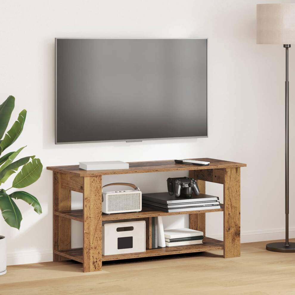 Vidaxl Tv Stand Old Wood 100 X 40 X 50 Cm