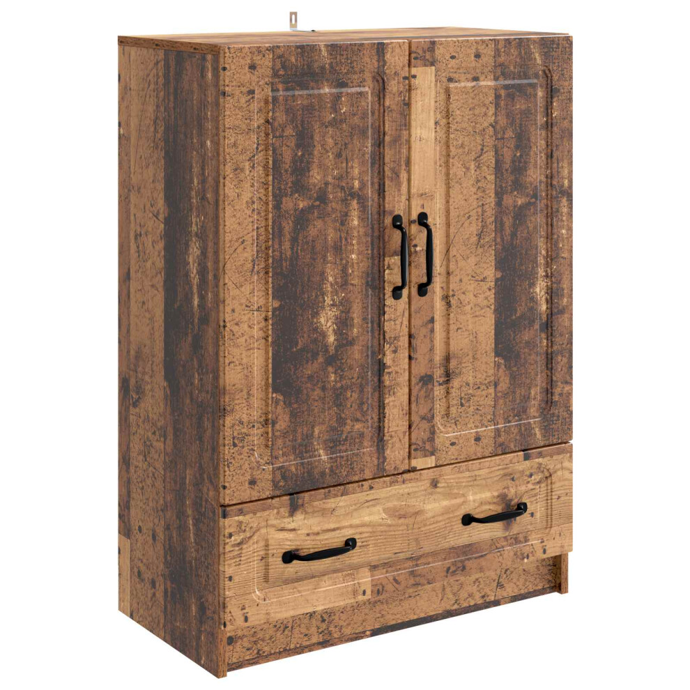 Vidaxl Sideboard Old Wood 66 X 34.5 X 92 Cm Engineered Wood
