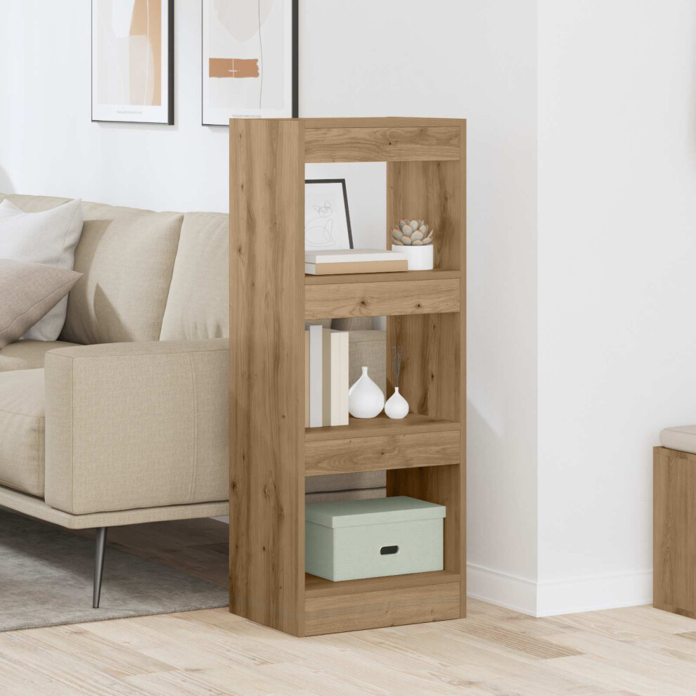 Vidaxl Book Cabinet Artisan Oak 37 X 30 X 103 Cm Engineered Wood