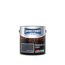 Johnstone's Feature Wall Matt Emulsion Paint - Midnight Sapphire 2.5L (Package M