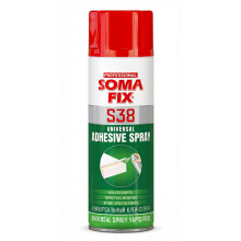 Spray Adhesive - (500 ML) Adhesive Spray for Fabric, Carpet, Craft, Wallpaper, Leather, Glass, Mitre Joints, Wood & More - Instant Bonding Glue