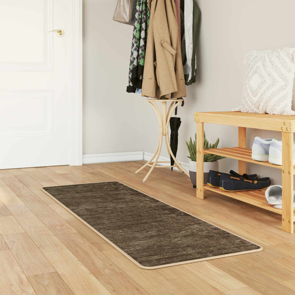 Vidaxl Rug Runner Marsa Forest 50 X 150 Cm Polyester And Pvc Green