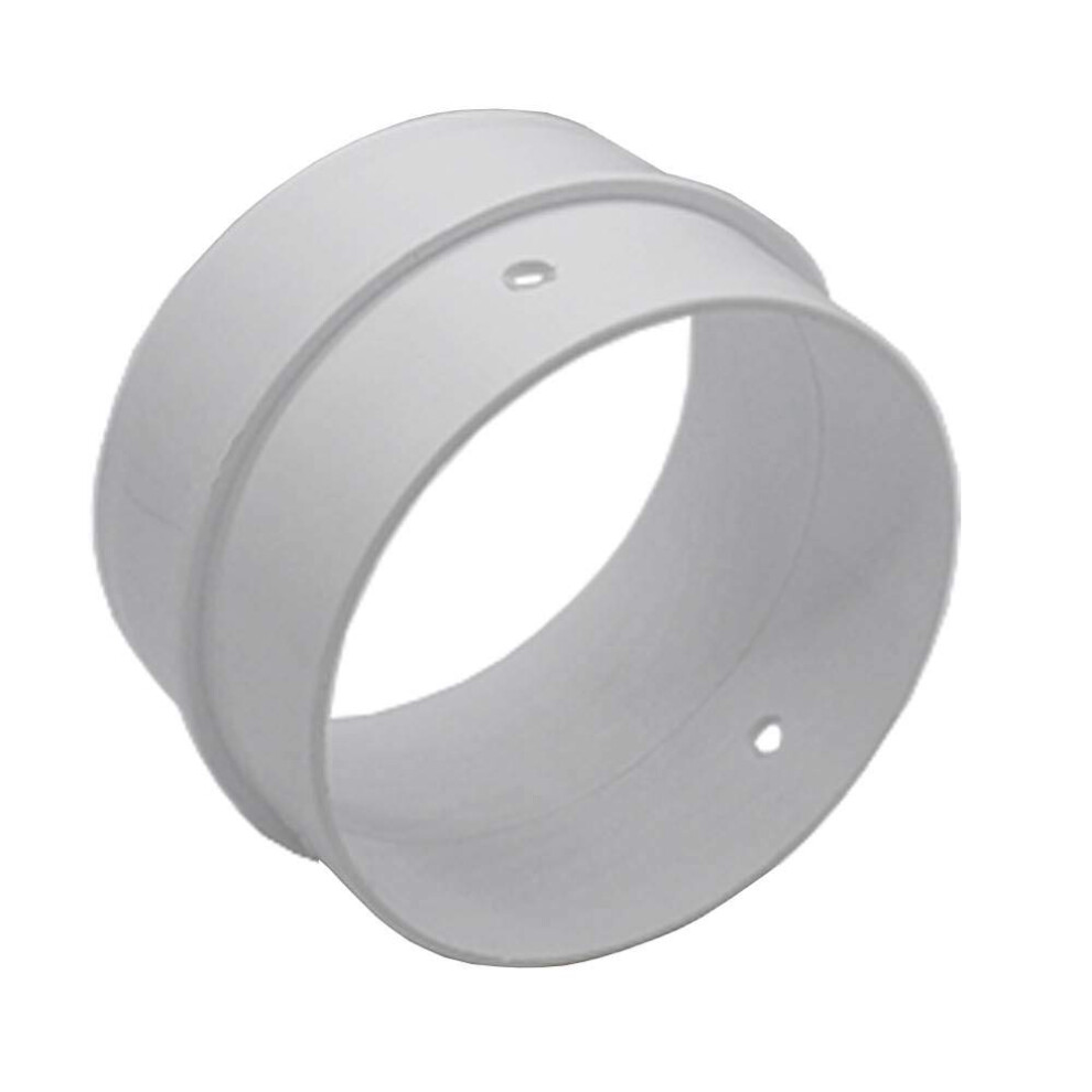 Kair Round Connector 100Mm - 4 Inch To Connect Duct Pipe Or Flexible Ducting Hose 5008982662648