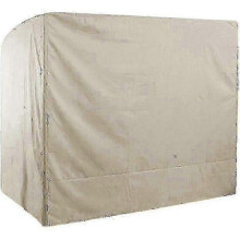 Waterproof 3 Seater Garden Swing Cover,220x125x175cm 210d Oxford Anti-uv Swing Seat Cover Outdoor Swing Protector Cover-beige