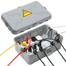 Hrensaw Large Outdoor Electrical Box Waterproof(12.6x8.7x5.1inch),IP54 Waterproof Outdoor Outlet Covers,Weatherproof Extension Cord Covers Protect Ou