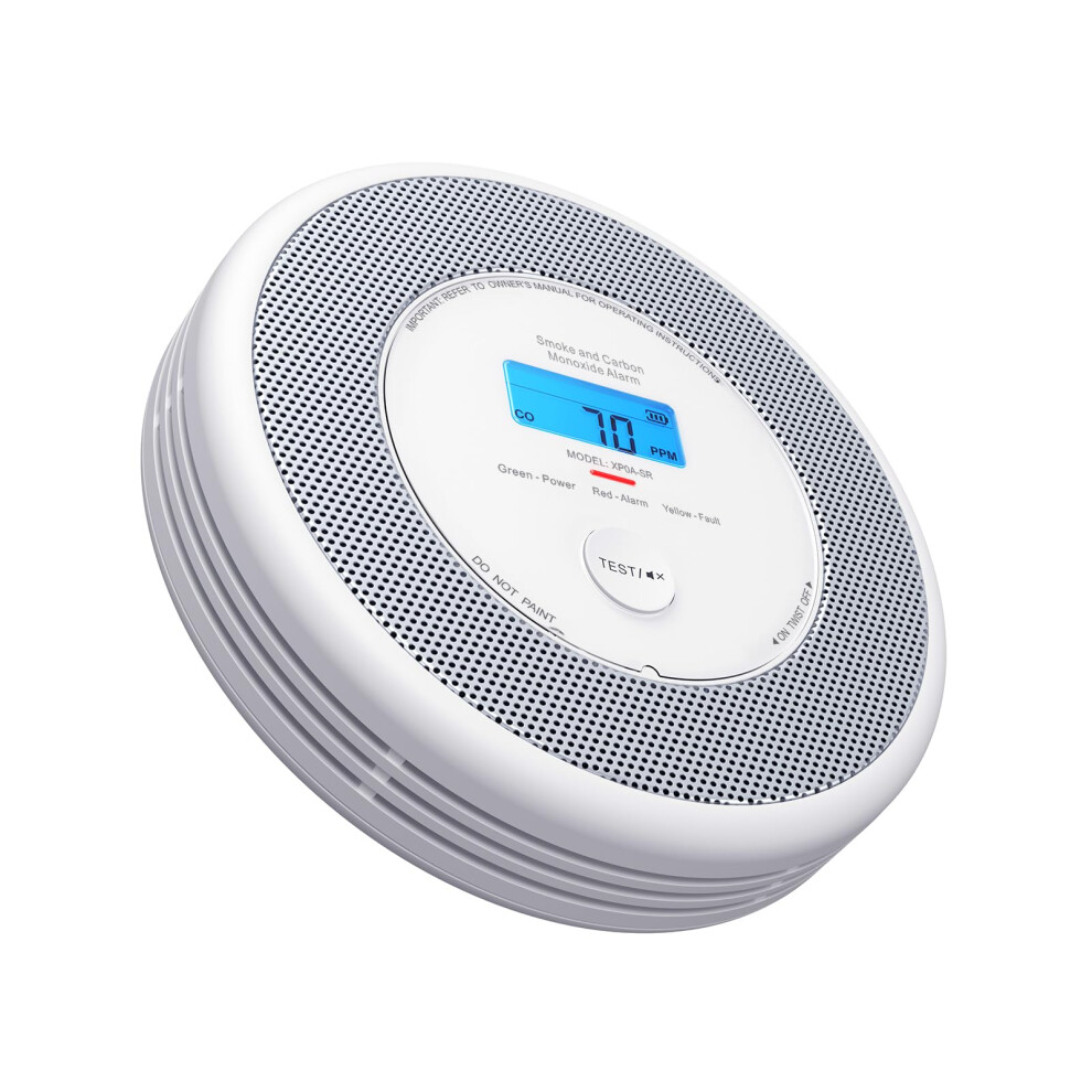 X-Sense Combination Smoke And Carbon Monoxide Alarm With English Voice Alerts, Smoke Alarm For Home With Replaceable Battery, Xp0a-Sr, 1-Pack 5002058917618
