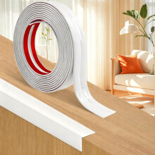 3M Corner Trim, Self Adhesive Flexible PVC Edging Strip ,Peel and Stick Wall Moulding for Tile Edging, Wall, Ceiling and Furniture Edge Protection,