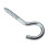 Forgefix Forgefix Screw Hooks | 80 x 12g | Zinc Plated | Bag 10 1