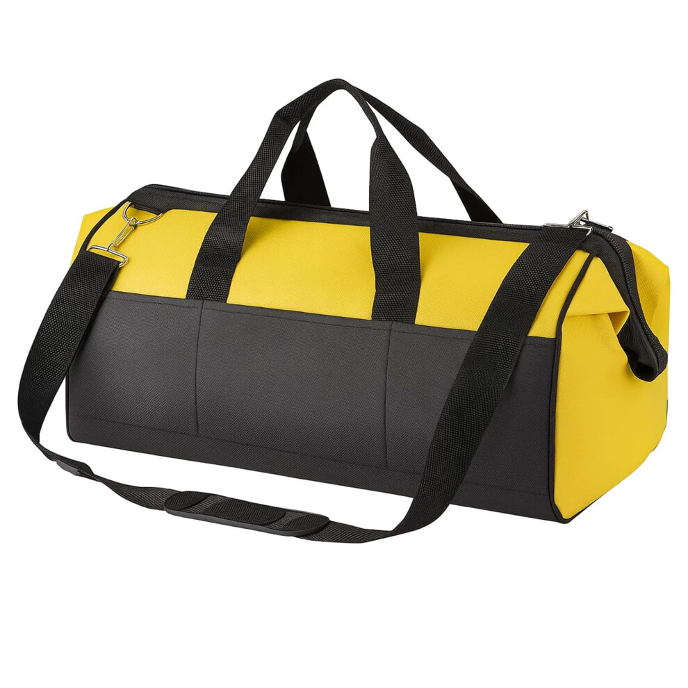 Crownshop Tool Bag 16 In Heavy Duty Multi Tool Bag 37X21x29cm Organiser Technician Bag With Adjustable Shoulder Strap For Office Workshop Daily Use 5009381150361