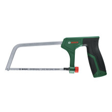 Bosch Hacksaw 150mm (Mini Hacksaw with Durable Bi-Metal Saw Blade for Precise Cuts in Metal, Plastic and Soft Wood; 24 TPI; Easy Blade Change; Ergono