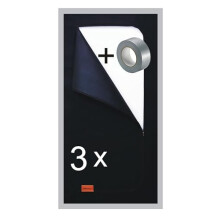 SafeCore Anti-Dust Zip Door 220x110 cm 3 Pack, Double-Sided Zip
