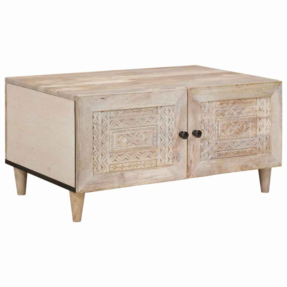 Vidaxl Coffee Table White 80 X 54 X 40 Cm Engineered Wood