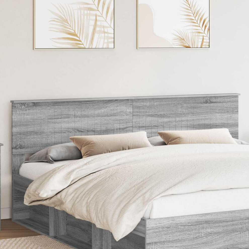 Vidaxl Headboard Sonoma Engineered Wood Grey