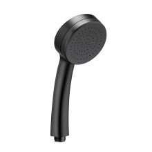 Croydex Presion Matt Black Shower Head - Pressure Boost Shower Heads for Low Pressure Systems, Matt Black Finish, Easy Clean Removable Faceplate, Up