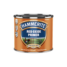Hammerite Primer - Red Oxide. Metal Primer for Garden Furniture, Radiator and Fence Paint. Rust Inhibitor and Rust Treatment for Metal, Interior and