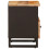VidaXL vidaXL Bed cabinet with Drawer Brown 40 x 33 x 46 cm Solid Mango Wood 4