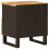 VidaXL vidaXL Bed cabinet with Drawer Brown 40 x 33 x 46 cm Solid Mango Wood 5