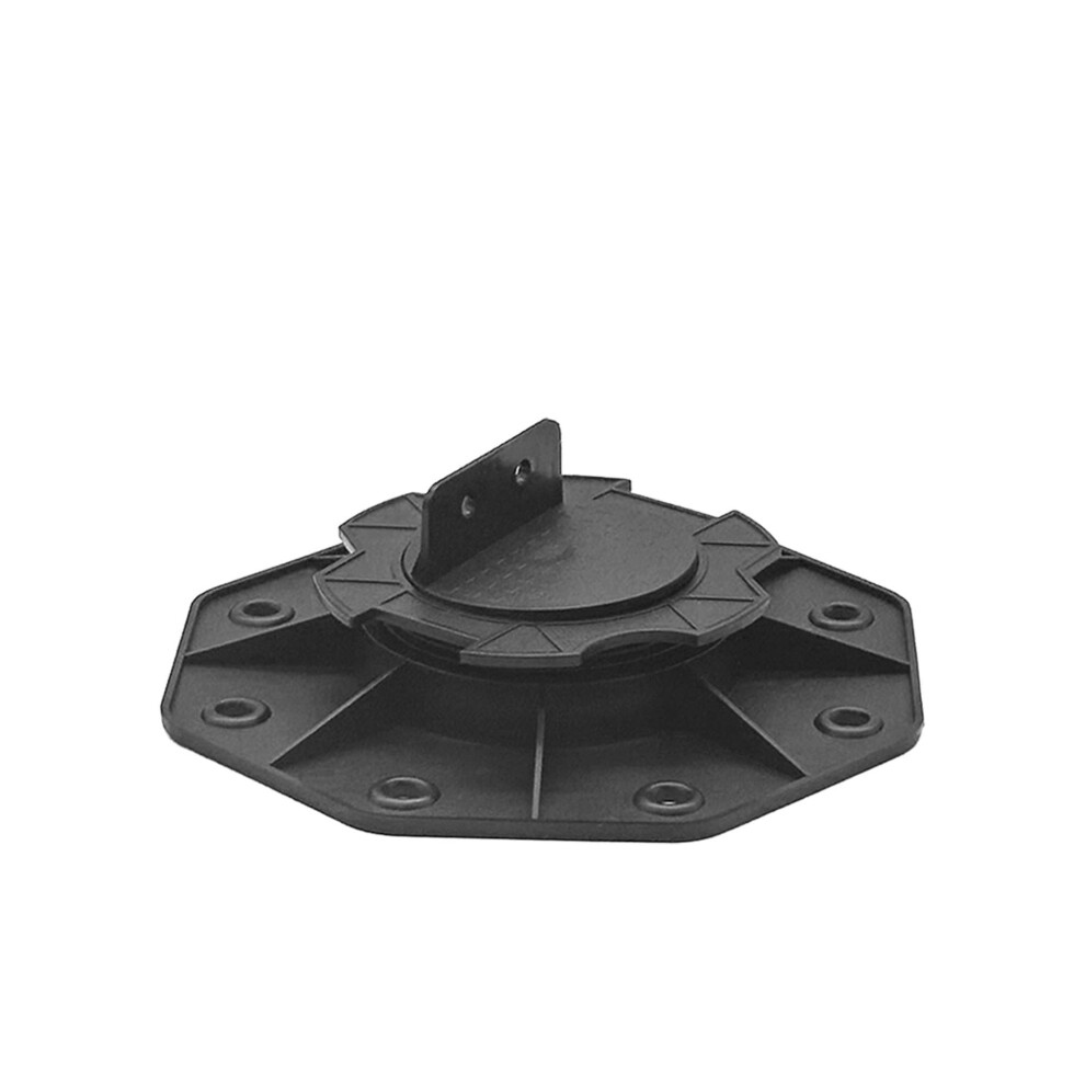 Nicoman Adjustable Deck Support Pedestal, Black, Plastic, For Elevated Decking And Joist Systems (Deck Pedestal - 10 Pack, 18-30Mm) 5003571418040