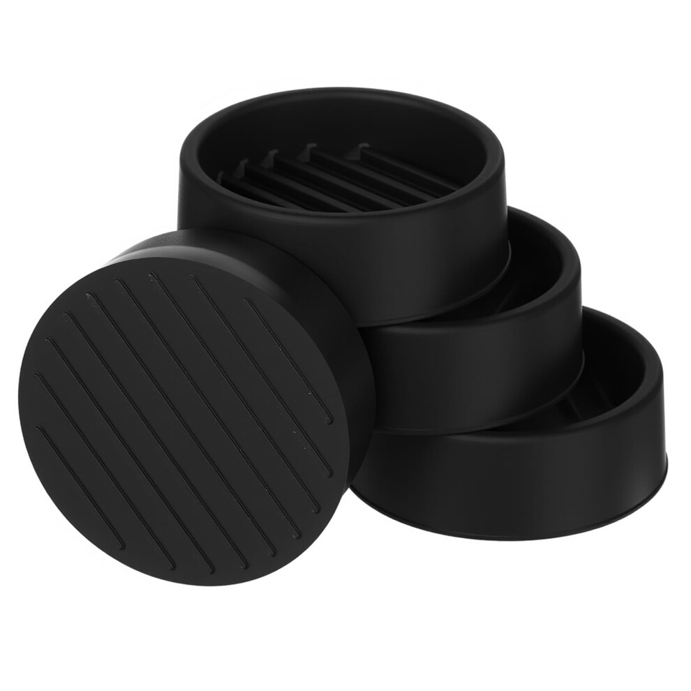 4 Pack Furniture Caster Cups Rubber Furniture Pads Non-Slip Furniture Feet Protector Anti Skid Bed Stopper Furniture Coasters Gripper For Sofa Feet T 5007139346486