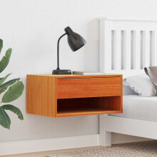 vidaXL Bedside Table 2 pcs Wax Brown 50 x 32.5 x 24 cm Solid pine wood