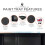 Nicholas Jack 9" Black Plastic Paint Tray - Pack of 3, Rectangular, Durable Decorating Roller Trays 2