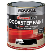 Ronseal DHDSPB750 750ml Diamond Hard Doorstep Paint - Black