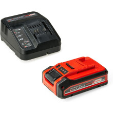 Einhell 18V 4.0Ah Plus Lithium-Ion Battery and Charger Set, Power X-Change Battery Starter Kit, 2nd Generation, Universally Compatible with All PXC P
