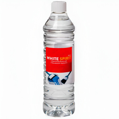 White Spirit 750ml Multi-Purpose Paint Solvent for Cleaning Brushes, Thinning Oi