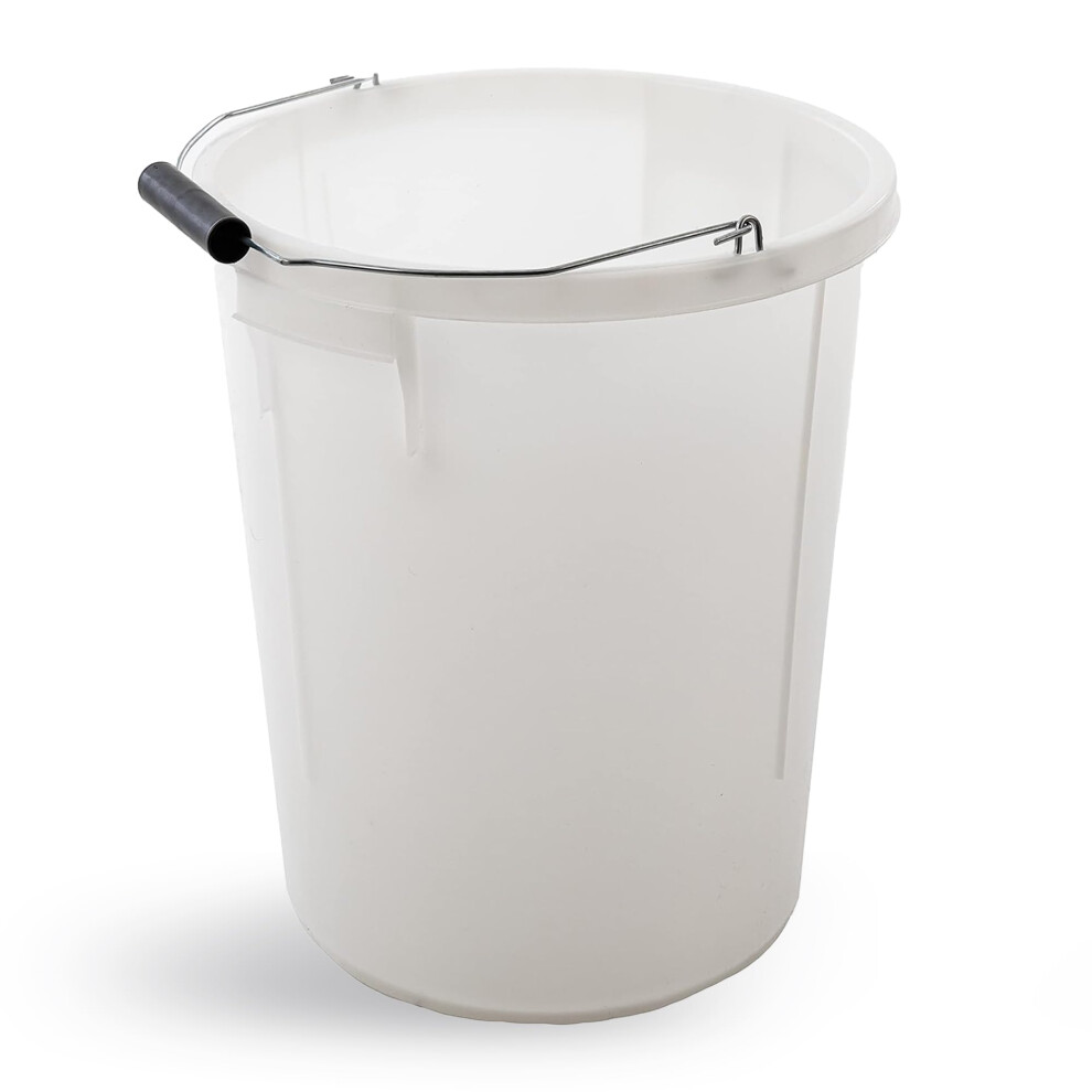 Plastic 28 Litre Heavy Duty Plasterers Bucket For Mixing Building Holding Water And Plaster 5006611577509