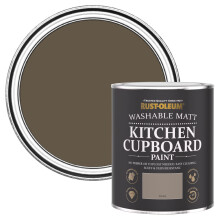 Rust-Oleum Brown Kitchen Cupboard Paint in Matt Finish - Cocoa 750ml