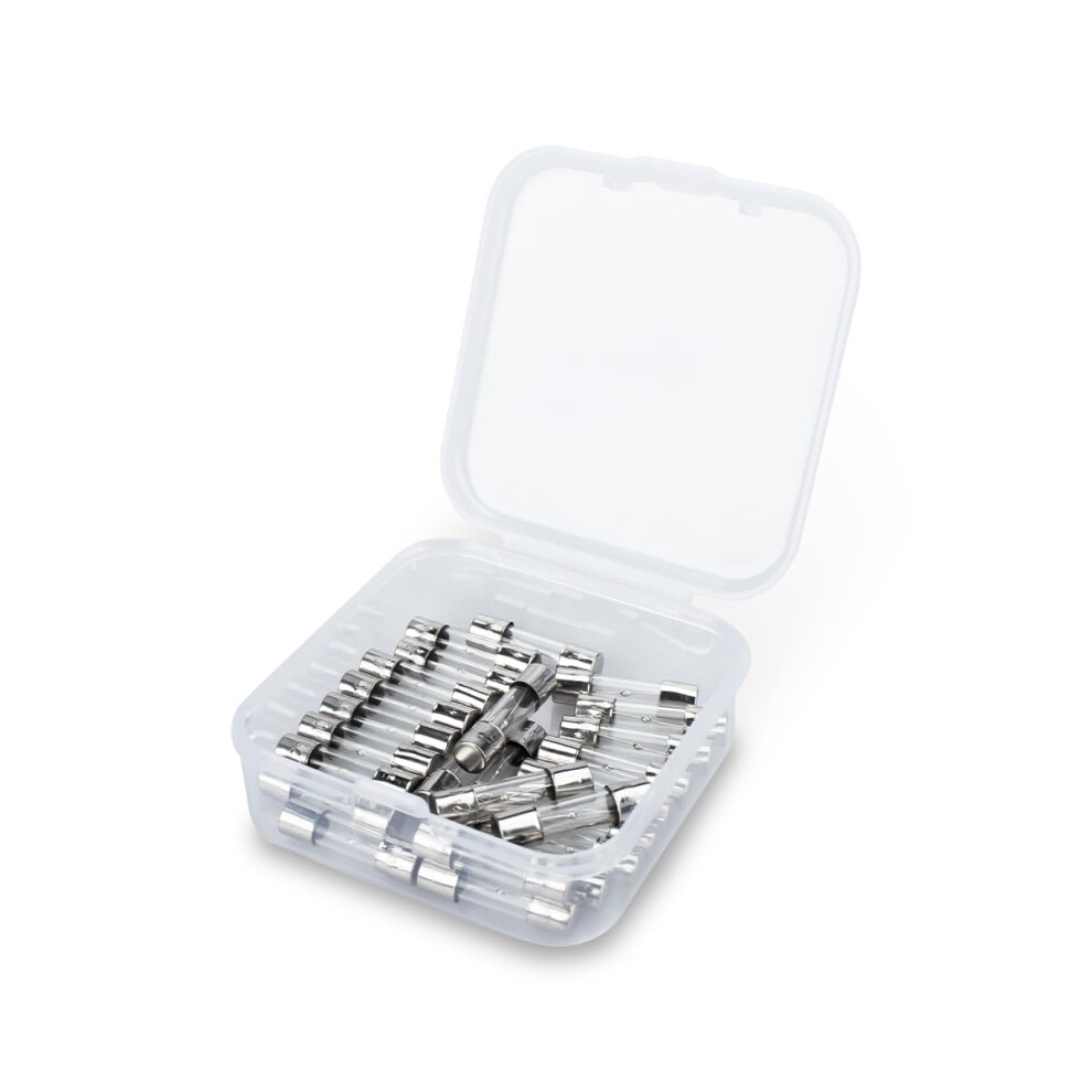 Innfeeltech 25Pcs Slow Blow Glass Fuses 5 * 20Mm 250V 12A Slow Tube Ceramic Fuse 5004402057865
