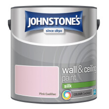 Johnstone's - Wall & Ceiling Paint - Pink Cadillac - Silk Finish - Emulsion Pain