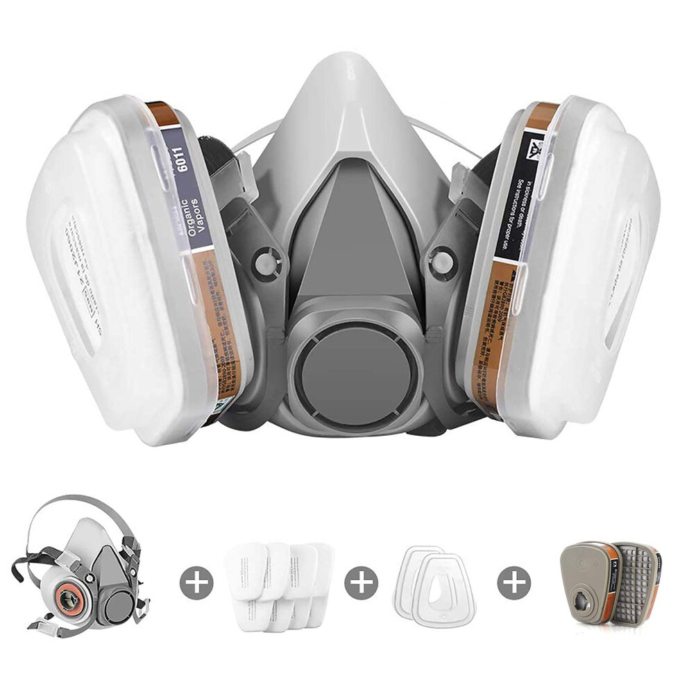 Photos - Surveillance Camera Chemicals Respirator, Paint Respirator for Vapors, Paint, Dust,Formaldehyde, Sanding, Polishing, Spraying,Machine Polishing