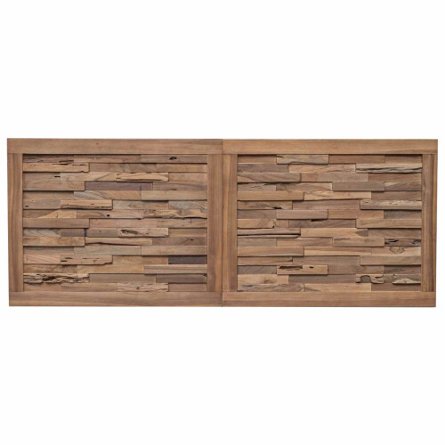 VidaXL vidaXL Bed Headboard Natural Solid Teak Wood 2