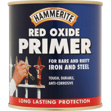 Hammerite Primer - Red Oxide. Metal Primer for Garden Furniture, Radiator and Fe