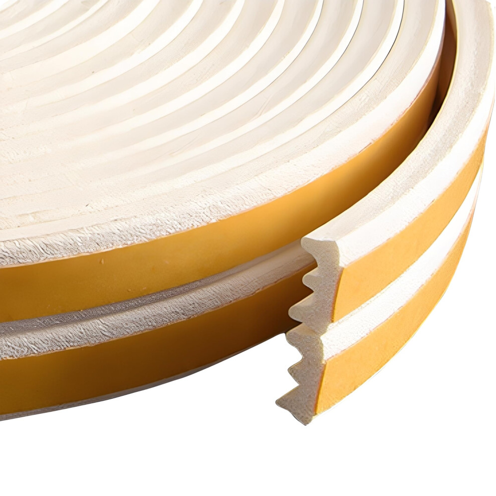 Weather Stripping Tape, Doors Windows Draught Excluder Self-Adhesive Anti-Collision Rubber E Type Foam Sealing Tape, Rubber Sound Insulation For Door 5003452418947