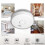 ELRO FS1801  10Piece Smoke Detector Set  10Year Sensor  Complies with 2