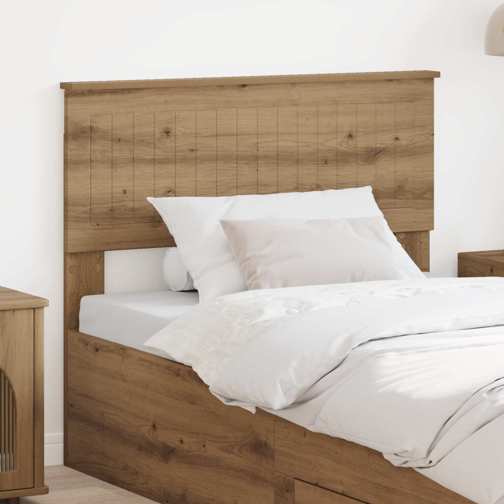 Vidaxl Headboard Artisan Oak Engineered Wood