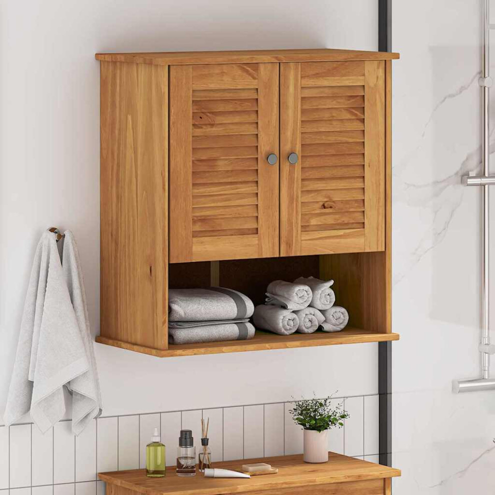 Vidaxl Bathroom Cabinet Vigo Brown And Honey Brown 67.5 X 34 X 71.5 Cm