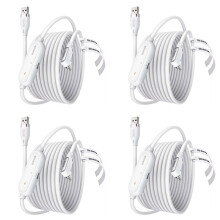 4X AMVR 18W Rechargeable VR Link Cable for Quest 3/3S /2 /Pro Type-C USB Cable for Pico4 /Ultra Compatible PC