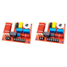 2X 3 Ways 500W Audio Speaker Crossover Treble Medium Bass, 850Hz-5500Hz High Fidelity Audio Crossover