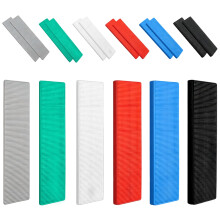 72 Pcs Plastic Glazing Packers, 28mm x 100mm Colourful Spacers Window Packers, Assorted Flat Shim Spacers for DIY, Window/Door/Floor Installations (M