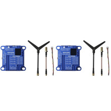 2X 1.2Ghz 1.3Ghz 3W VTX 3000mW 9 Channel FPV Video Audio Transmitter PAL/NTSC for FPV Long Rang RC Drone
